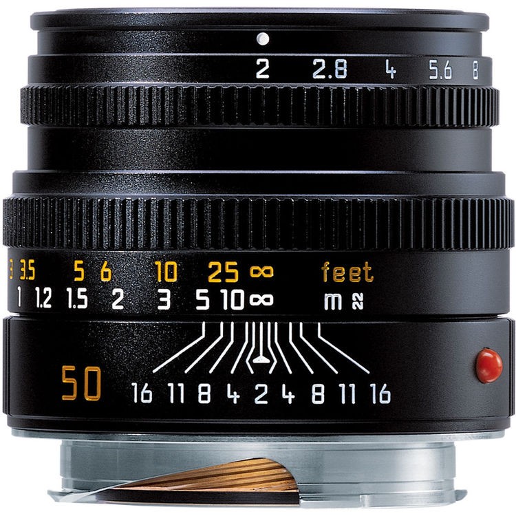 Leica Normal 50mm f/2.0 Summicron M Manual Focus Lens (6-Bit, Updated for Digital) - Black Leica Normal 50mm f/2.0 Summicron M Manual Focus Lens (6-Bit, Updated for Digital) - Black