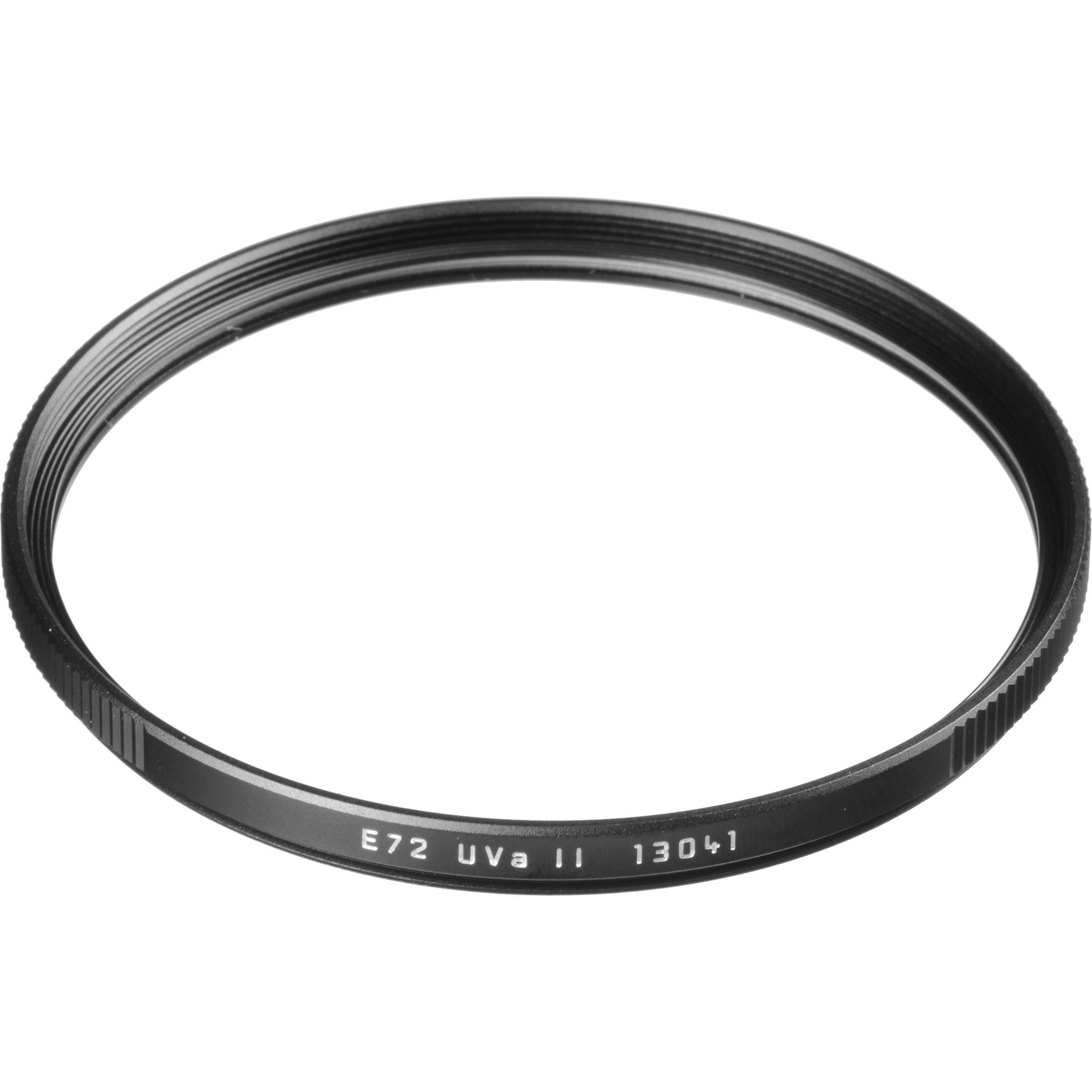 Leica E72 UVa II Filter (Black)