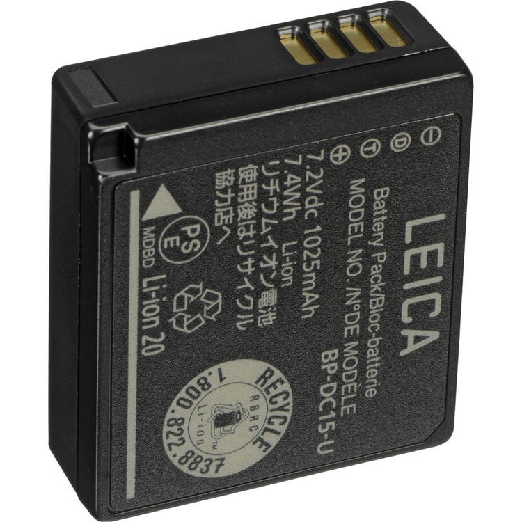 Leica BP-DC15 Li-ion Battery for D-LUX (Typ 109) Leica BP-DC15 Li-ion Battery for D-LUX (Typ 109)